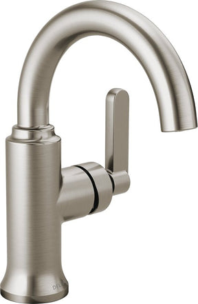 Delta Alux 15769LF-SP Faucet, 1.20 gpm, 1, 3-Faucet Hole, Brushed Nickel, Hole, Lever Handle