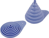 Chef Craft 21654 Collapsible Funnel, 5 in Dia, Plastic, Pack of 12