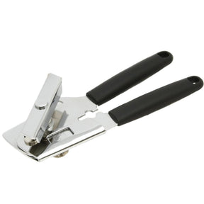 Chef Craft 21662 Heavy-Duty Can Opener, Stainless Steel, Black