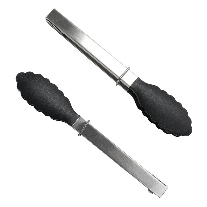 Chef Craft 22098 Mini Tongs, 7 in L, Nylon, Dishwasher Safe: Yes