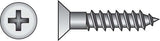 HILLMAN No. 4 X 1 in. L Phillips Zinc-Plated Coarse Wood Screws 100 pk