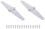 ProSource LSH-G03-C2PS Strap Hinge, 1.2 mm Thick Leaf, 3 in, Steel, 180 Range of Motion