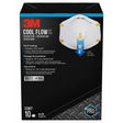 3M 8511PB1-A/8511 Disposable Valve Respirator Mask, N95 Filter Class, 95 % Filter Efficiency