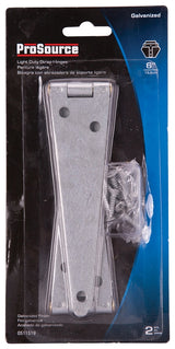ProSource LSH-G06-C2PS Strap Hinge, 1.4 mm Thick Leaf, Steel, 180 Range of Motion