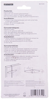 ProSource LSH-G06-C2PS Strap Hinge, 1.4 mm Thick Leaf, Steel, 180 Range of Motion
