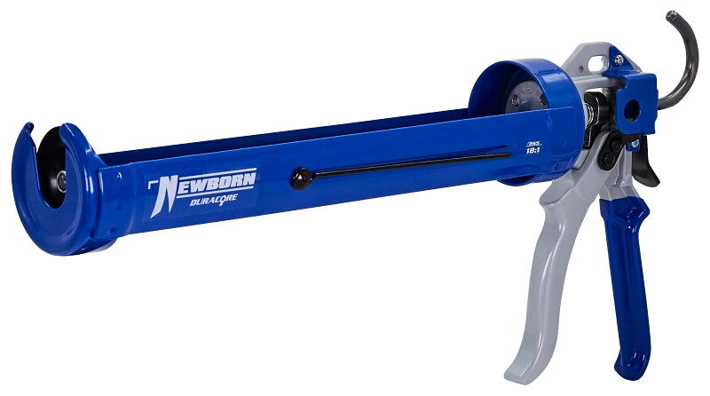 Newborn 255 Caulk Gun, 0.25 gal Cartridge, Zinc