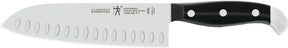 Henckels International Statement Series 13548-183 Santoku Knife, 7 in L Blade, Stainless Steel Blade, Black Handle