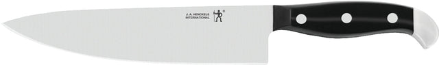 Henckels International Statement Series 13541-203 Chef's Knife, Stainless Steel Blade, Black Handle