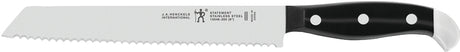 Henckels International Statement Series 13546-203 Bread Knife, Stainless Steel Blade, Black Handle, Serrated Blade