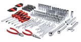 Crescent CTK180 Professional Tool Set, 180-Piece, Alloy Steel, Polished Chrome