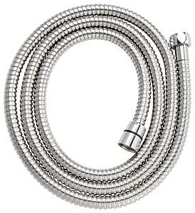 Plumb Pak PP825-43 Shower Hose, 72 in L Hose, Stainless Steel, Polished Chrome