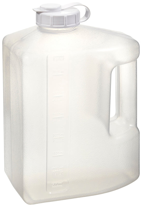 Arrow Plastic 154 15405 Refrigerator Bottle, 1 gal Capacity, Pack of 4