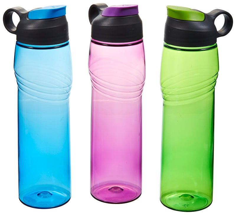 Arrow Plastic 76206 Sports Water Bottle, 26 oz Capacity, Pack of 6