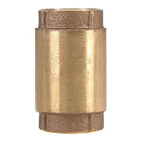 Campbell 1-1/4 in. D X 1-1/4 in. D FNPT x FNPT Red Brass Spring Loaded Check Valve