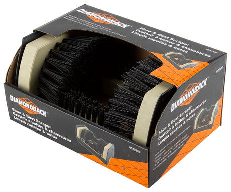 Diamondback ZJ1016 Shoe and Boot Scraper, Polypropylene Bristle