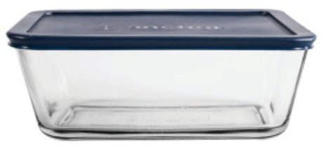Anchor Hocking 85912L20 Kitchen Food Storage with Lid, 4-3/4 Cup, Glass, Clear, 8 in Dia, 3.4 in H