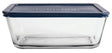 Anchor Hocking 85912L20 Kitchen Food Storage with Lid, 4-3/4 Cup Capacity, Glass, Clear, 8 in Dia, 3.4 in H