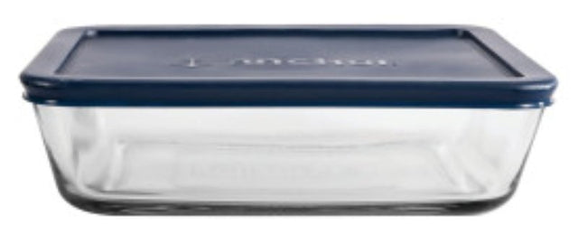 Anchor Hocking 85913L20 Kitchen Food Storage with Lid, 6 Cup, Glass, Clear, 8-1/4 in Dia, 2.4 in H
