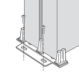 Prime-Line N 6796 Closet Guide, Nylon/Steel, Floor Mounting