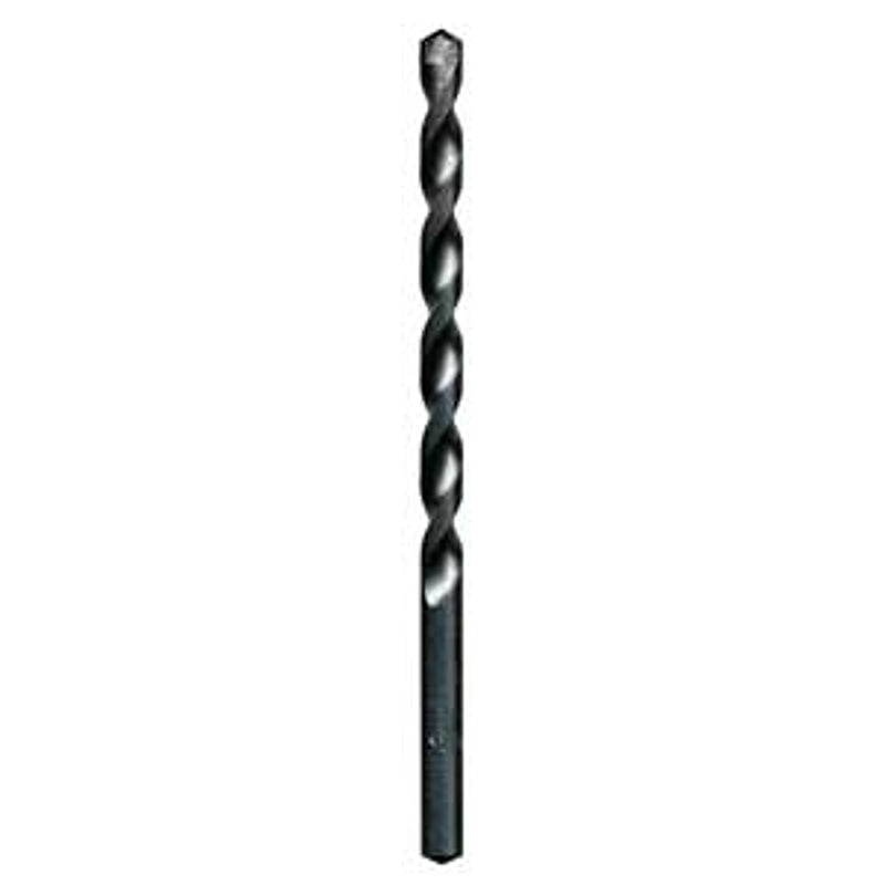 TASK T55058 Rotary Drill Bit, 5/8 in Dia, Percussion, Spiral Flute, 3/8 in Dia Shank, Reduced Shank