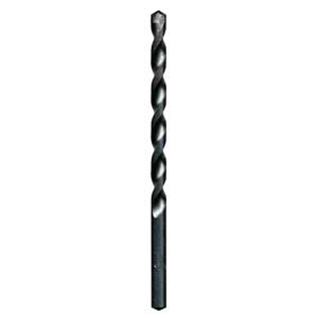 TASK T55058 Rotary Drill Bit, 5/8 in Dia, Percussion, Spiral Flute, 3/8 in Dia Shank, Reduced Shank