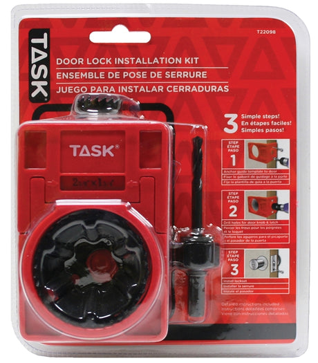 TASK T22098 Door Lock Installation Kit