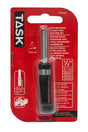 Task T24332 Series Flush Trim Router Bit, 1/2 in Dia, 1/2 in Dia Cutter, 1/2 in Dia Bearing, Steel/Tungsten Carbide