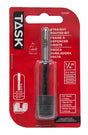 Task T24107 Router Bit, 1/4 in Dia Cutter, 1/4 in Dia Shank