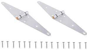 ProSource HSH-G06-C2PS Strap Hinge, 2.6 mm Thick Leaf, 6 in, Steel, 180 Range of Motion