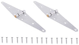 ProSource HSH-G06-C2PS Strap Hinge, 2.6 mm Thick Leaf, 6 in, Steel, 180 Range of Motion
