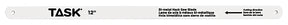 TASK T22564B Hacksaw Blade, 12 in L, 18 TPI, Pack of 10