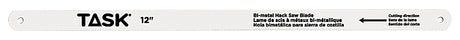 TASK T22564B Hacksaw Blade, 12 in L, 18 TPI, Pack of 10