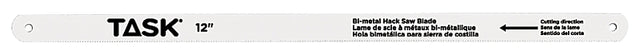 TASK T22564B Hacksaw Blade, 12 in L, 18 TPI, Pack of 10