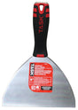 Task T37662 Flexible Putty Knife, 6 in W Blade, HCS Blade, FlexFit Grip, Hammer Cap Handle