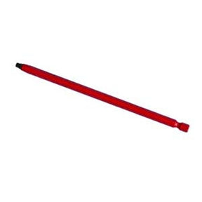 TASK T67812 Two-Piece Screwdriver Bit, #2 Drive, Robertson Drive, 6 in L, Steel
