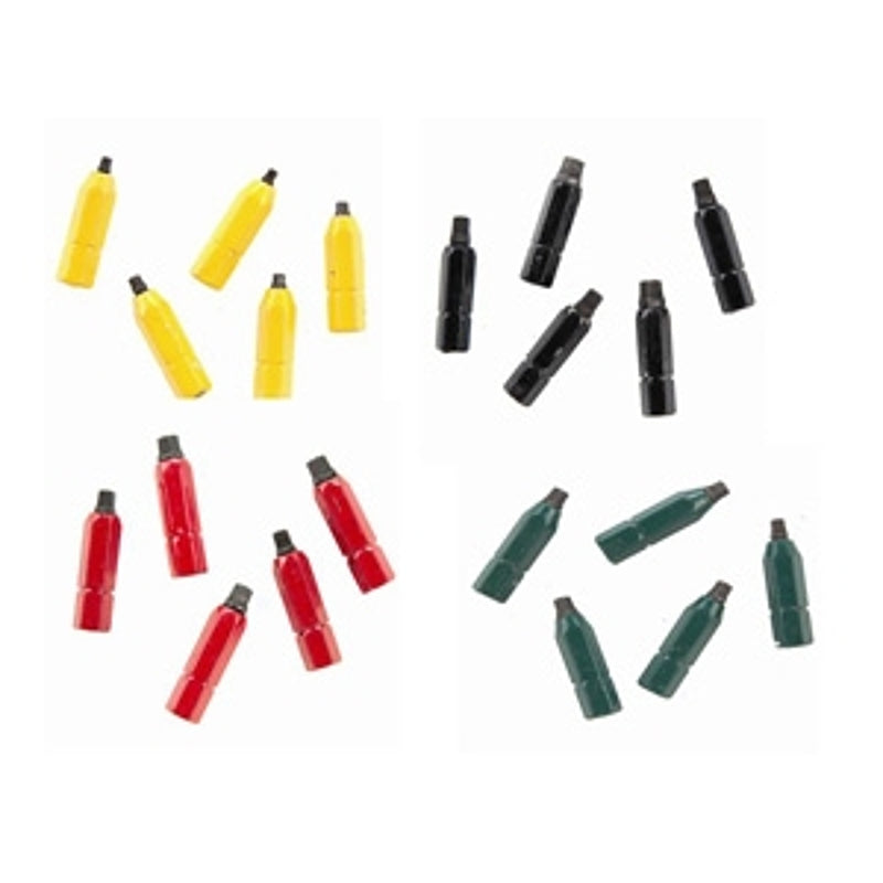 TASK T68512 Two-Piece Screwdriver Bit, #2 Drive, Robertson Drive, 2 in L, Steel