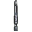 TASK T68242 Impact Driver Bit, #2 Drive, Robertson Drive, 2 in L, S2 Steel