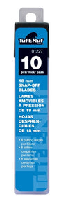 Tuf-E-Nuf 01227 Blade, 18 mm, Snap-Off Edge, 8-Point