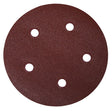TASK T13039 Sanding Disc, 5 in Dia, 120 Grit, Aluminum Oxide Abrasive