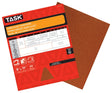 TASK Garn-Alum GAO14040 Sandpaper, 11 in L, 9 in W, Coarse, 40 Grit, Aluminum Oxide Abrasive, Kraft Paper Backing, Pack of 50