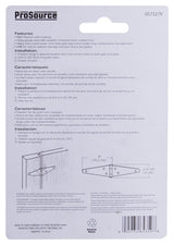ProSource HSH-B04-C2PS Strap Hinge, 2 mm Thick Leaf, 4 in, Steel, 180 Range of Motion
