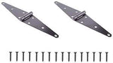 ProSource HSH-B06-C2PS Strap Hinge, 2.6 mm Thick Leaf, 6 in, Steel, 180 Range of Motion