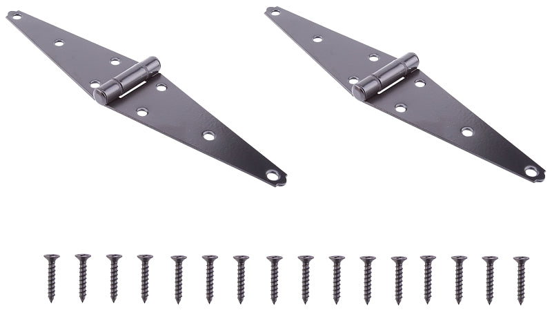 ProSource HSH-B06-C2PS Strap Hinge, 2.6 mm Thick Leaf, 6 in, Steel, 180 Range of Motion