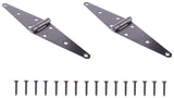 ProSource HSH-B06-C2PS Strap Hinge, 2.6 mm Thick Leaf, 6 in, Steel, 180 Range of Motion