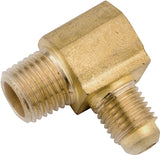 Anderson Metals 754049-0808 Tube Elbow, 1/2 in, Flare x Male, 90 deg Angle, Brass, 750 psi Pressure