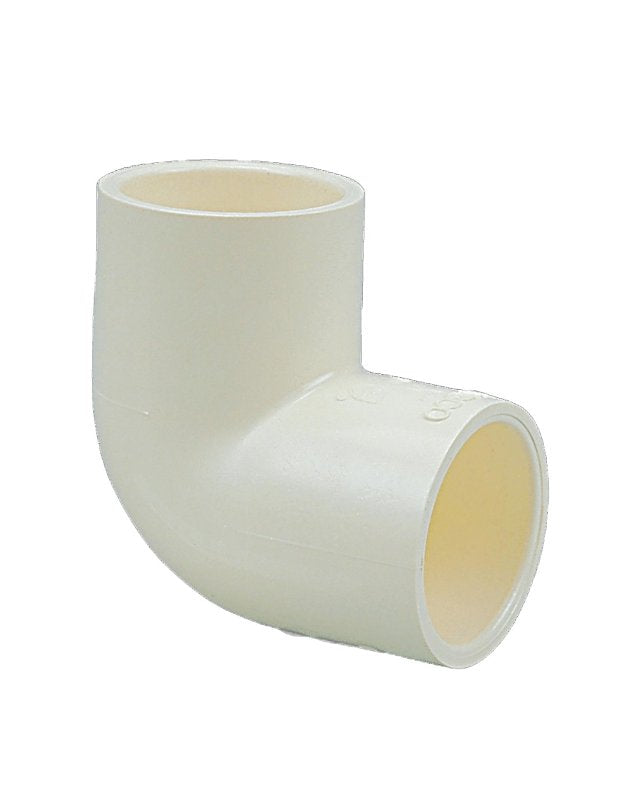 Nibco T00120C Pipe Elbow, 3/4 x 1/2 in, Slip-Joint, 90 deg Angle, CPVC, SCH 40 Schedule