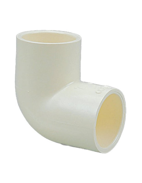 Nibco T00110J Pipe Elbow, 3/4 in, Slip-Joint, 90 deg Angle, CPVC, White