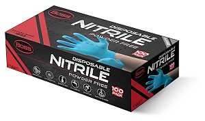 Boss B21041-XL Disposable Gloves, XL, Nitrile, Powder-Free, Blue, 100/CT