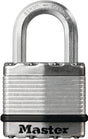 Master Lock Magnum Series M1BLCDHC Padlock, Different Key, 5/16 in Dia Shackle, Boron Carbide Shackle, Steel Body