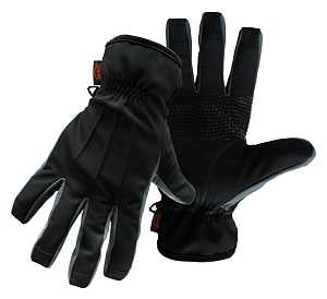 Boss 4330L Gloves, L, Open, Shirred Elastic Back Cuff, Neoprene Palm